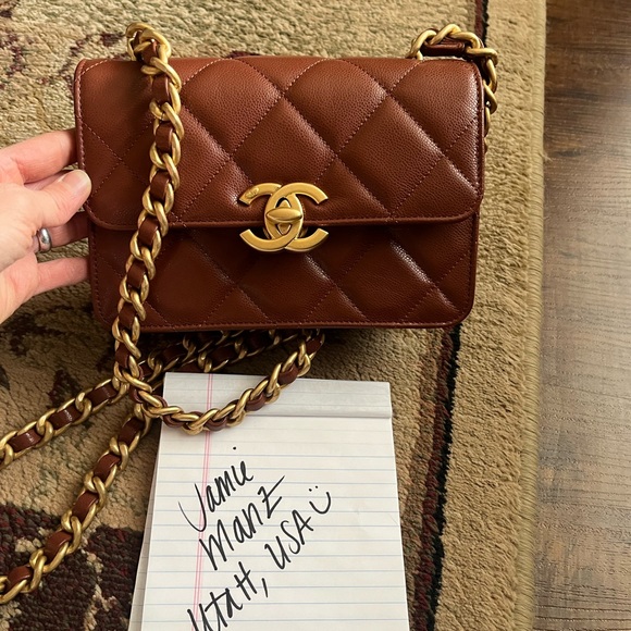 ❌❌ NOT AVAILABLE Brand New! Chanel Small Flap Bag With Large CC Hardware - Picture 9 of 11